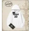 UNİQUE    SİYAH Oversize Unisex Kapşonlu Sweatshirt