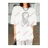 Unisex Akrep Baskılı Tshirt Beyaz