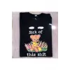 Unisex Baskılı Oversize Tshirt