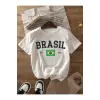 Unisex Brazil Oversize Vintage