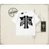 Unisex Cage Y2k Oversize Unisex Tişört Beyaz