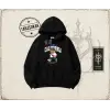 Unisex California Bear Oversize Unisex Kapşonlu Sweatshirt Beyaz