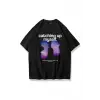 Unisex Catching Up Myself Tshirt Siyah