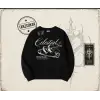 Unisex Celestial Sent Oversize Unisex Bisiklet Yaka Sweatshirt Beyaz