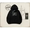 Unisex Celestial Sent Oversize Unisex Kapşonlu Sweatshirt Beyaz