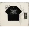 Unisex Celestial Sent Oversize Unisex Tişört Beyaz
