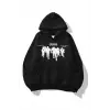 Unisex Chaos Sweatshirt Siyah