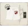 Unisex Cherries Unisex Şort Beyaz