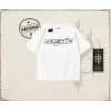 Unisex Cosmic Oversize Unisex Tişört Beyaz