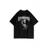Unisex Determination Siyah Tshirt