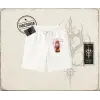 Unisex Diet Cool Unisex Şort Beyaz