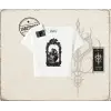 Unisex Do not be Afraid Kadın Baby Tee Beyaz