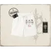 Unisex Eat More Chickin Unisex Şort Beyaz