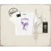 Unisex Emotions Kadın Baby Tee Beyaz