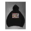 Unisex Eyes Sweatshirt Siyah