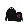 Unisex Fermuarlı Blackpink Hoodie Model