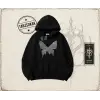 Unisex Fly Zone Oversize Unisex Kapşonlu Sweatshirt Beyaz