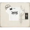 Unisex Gothic Ruthless Kadın Baby Tee Beyaz