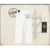 Unisex Hampter is Calling Unisex Baggy Eşofman Altı Beyaz