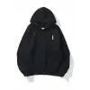 Unisex I Harfli Siyah Sweatshirt