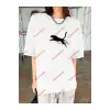 Unisex jaguar Baskılı Tshirt Beyaz