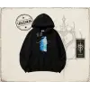 Unisex Journey Oversize Unisex Kapşonlu Sweatshirt Beyaz