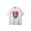 Unisex Kalp Beyaz Tshirt
