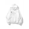 Unisex Kanye Tweet Sweatshirt Beyaz