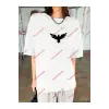 Unisex Kartal Baskılı Tshirt Beyaz