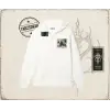Unisex Kendrick Lamar M.a.a.d City Oversize Unisex Hırka & Çeket Fermuarlı Sweatshirt Beyaz