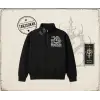Unisex Ksg Kids See Ghosts Unisex Polo Yaka Yarım Fermuarlı Sweatshirt Beyaz