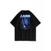 Unisex Light Trapped In Matter Siyah Tshirt