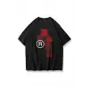 Unisex Lip R Tshirt Siyah