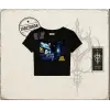 Unisex Live From Utopia Travis Scott Kadın Baby Tee Beyaz