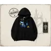 Unisex Live From Utopia Travis Scott Oversize Unisex Kapşonlu Sweatshirt Beyaz