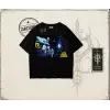 Unisex Live From Utopia Travis Scott Oversize Unisex Tişört Beyaz