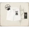 Unisex Look Mom I Can Fly Unisex Şort Beyaz