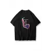 Unisex Lost In Space Tshirt Siyah