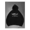 Unisex LSD Travel Agency Sweatshirt Siyah