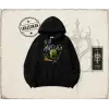 Unisex Matcha Oversize Unisex Kapşonlu Sweatshirt Beyaz