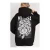 Unisex Medusa Sweatshirt Siyah