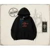 Unisex More Spaghetti Oversize Unisex Kapşonlu Sweatshirt Beyaz