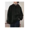 Unisex Oversize Kapüşonlu Sweatshirt Siyah