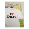 Unisex Oversize Y2k I Love Dilfs Tshirt