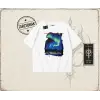 Unisex Paris Oversize Unisex Tişört Beyaz