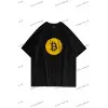Unisex Pixel Bitcoin Siyah