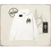 Unisex Please Dont Hurt Me Oversize Unisex Hırka & Çeket Fermuarlı Sweatshirt Beyaz