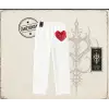 Unisex Please Write Me a Love Letter Unisex Baggy Eşofman Altı Beyaz