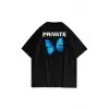 Unisex Private Siyah Tshirt