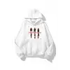 Unisex Protect Your Peace Sweatshirt Beyaz